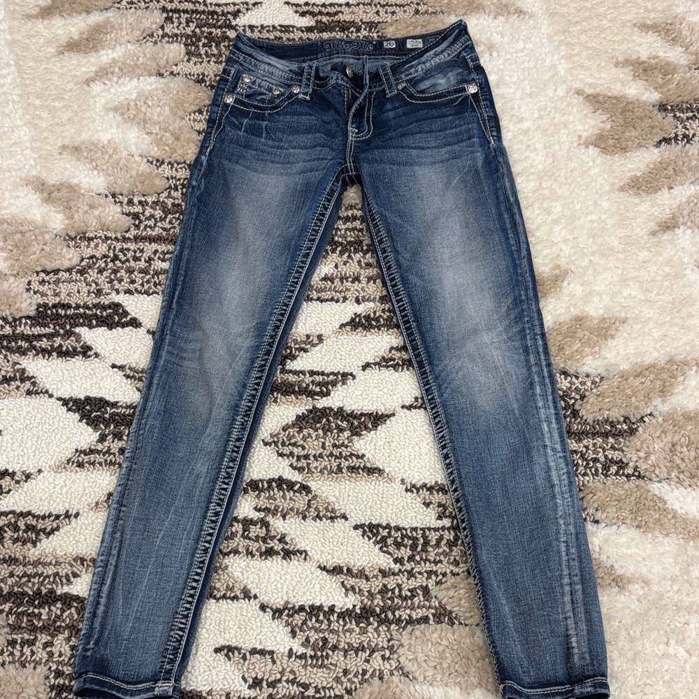 Miss Me Dark Blue Skinny Jeans